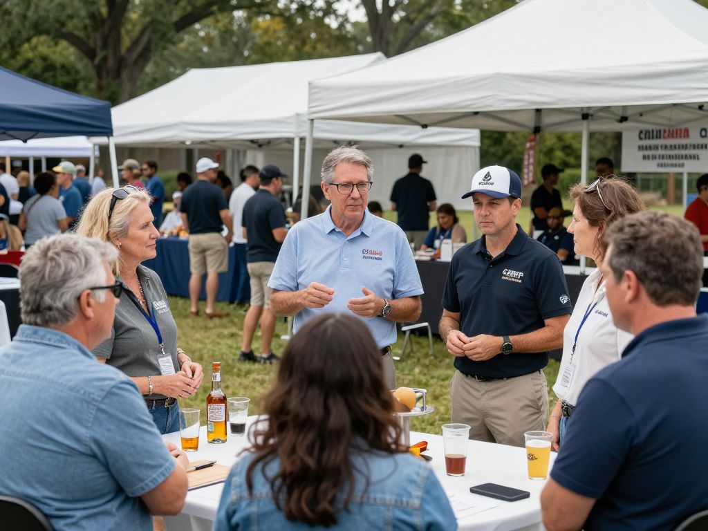 Participants discuss liquor liability at the Save Our Service Industry event in Columbia, SC.