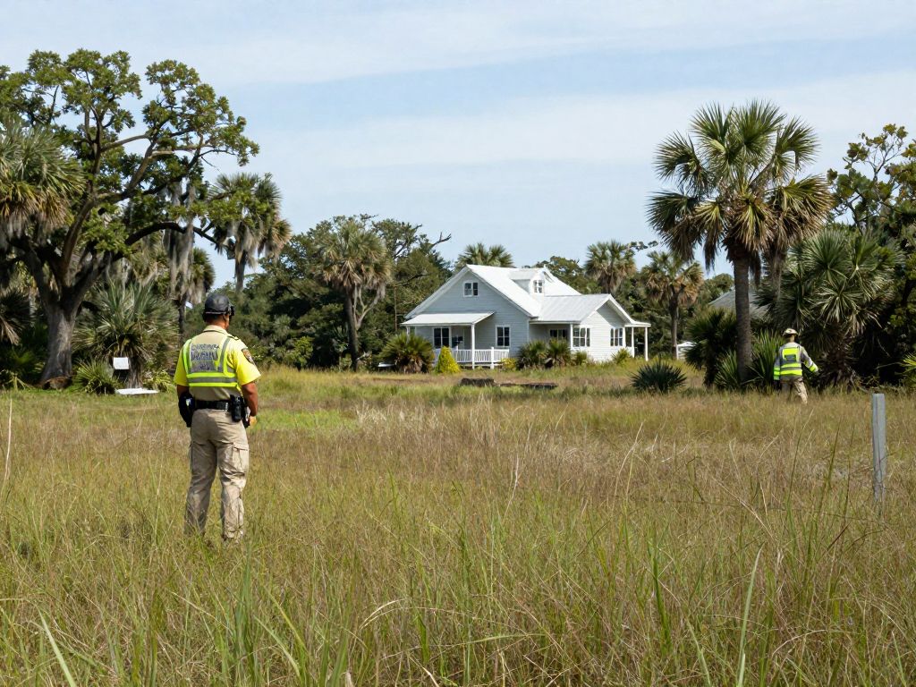 Scenic view of Wadmalaw Island representing community safety