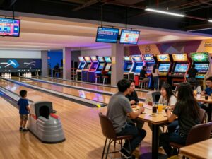 New entertainment hub in West Columbia with bowling, arcade, and bar
