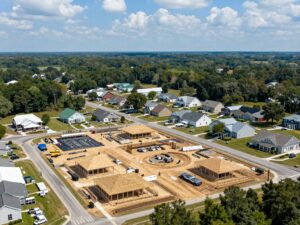 Development in Aiken SC illustrating the new sewer fee system.