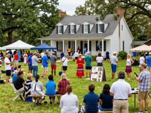 Community celebration for Black History Month at Boone Hall Plantation.