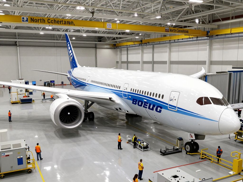 Boeing 787 Dreamliner at the North Charleston assembly facility