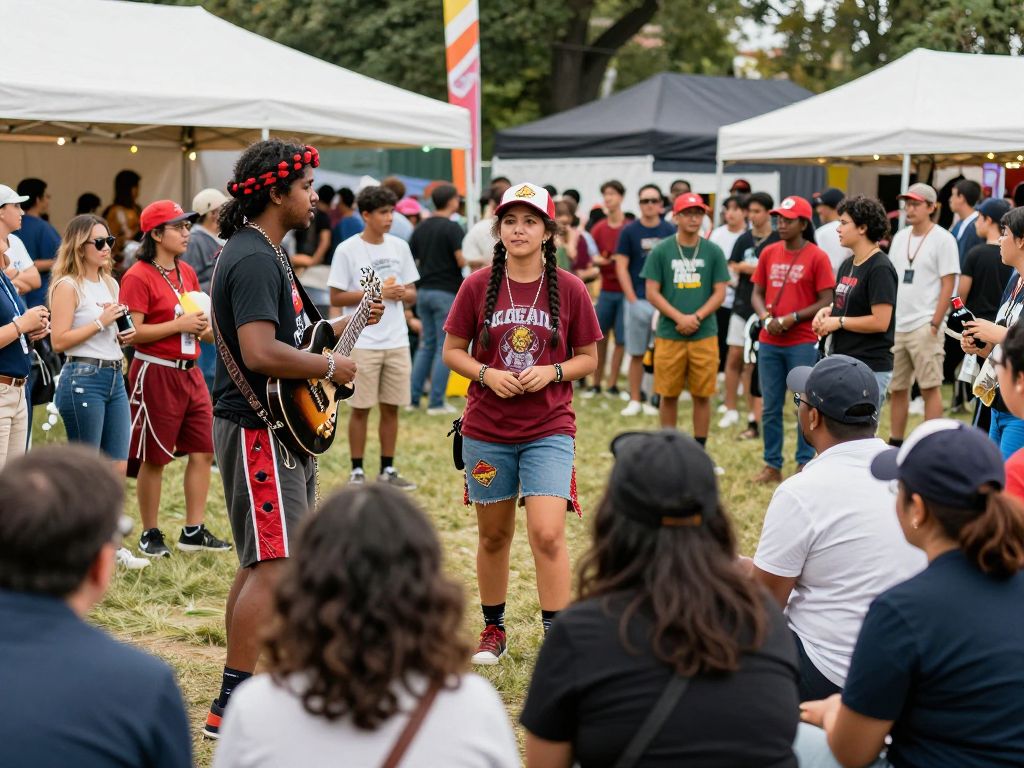 Community members engaging at the Charleston Black Expo