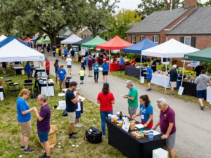 People enjoying local events in Charleston SC