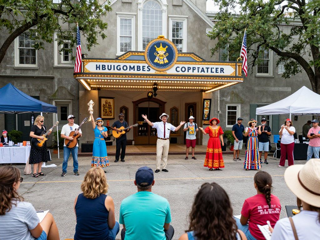 Celebration at the MOJA Arts Festival in Charleston.