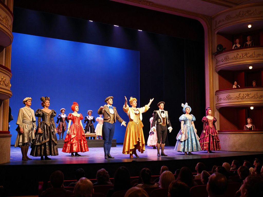 Performance of 'The Barber of Seville' at the Sottile Theatre in Charleston SC.