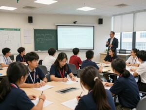 Students participating in a youth apprenticeship information session in Charleston