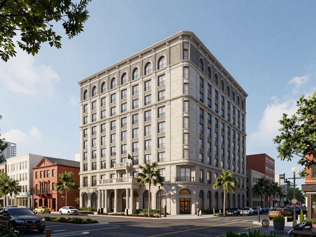 Architectural rendering of Four Seasons Hotel and Residences in Charleston