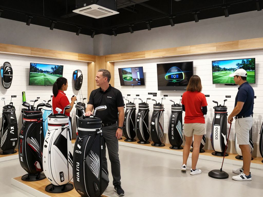 Interior of Golf Galaxy Performance Center in Charleston