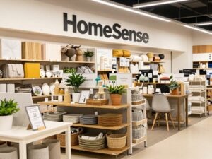 The new HomeSense store featuring home décor and furniture displays