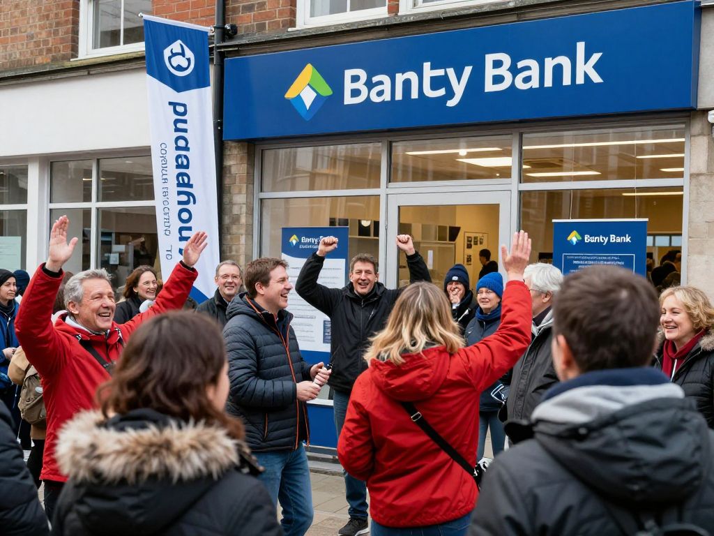 Community celebration for the opening of Huntington Bank in Charleston