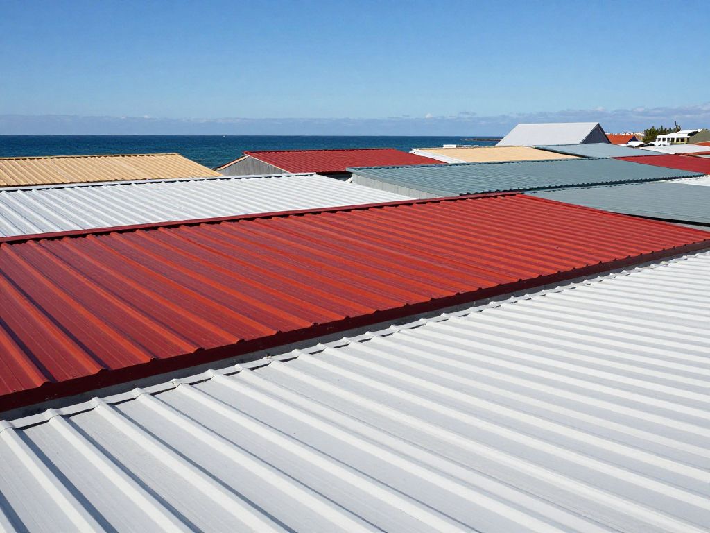 Metal roofing showcasing resilience in coastal environment