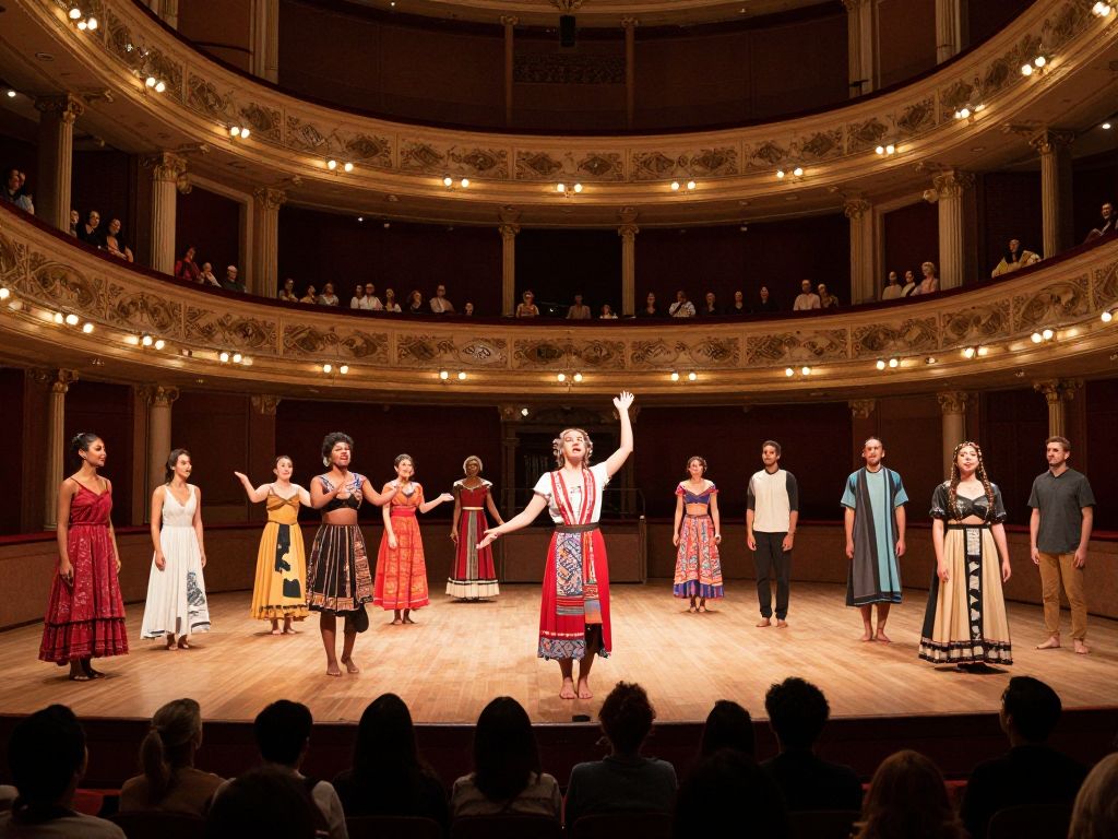 Audience enjoying a cultural performance at the MOJA Arts Festival in Charleston.