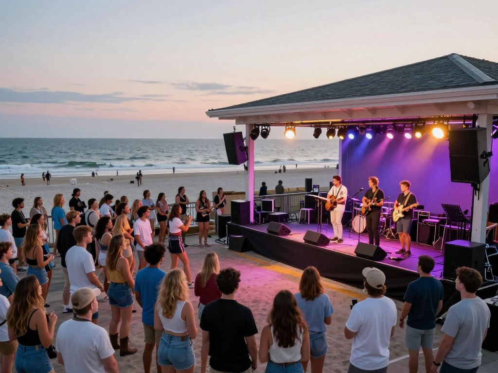 Rendering of a new music venue on the Myrtle Beach oceanfront