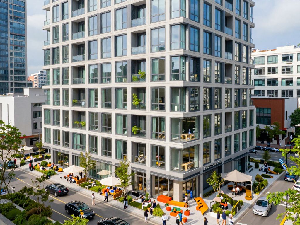 Rendering of the PADS 216 apartment development in Charleston, SC.