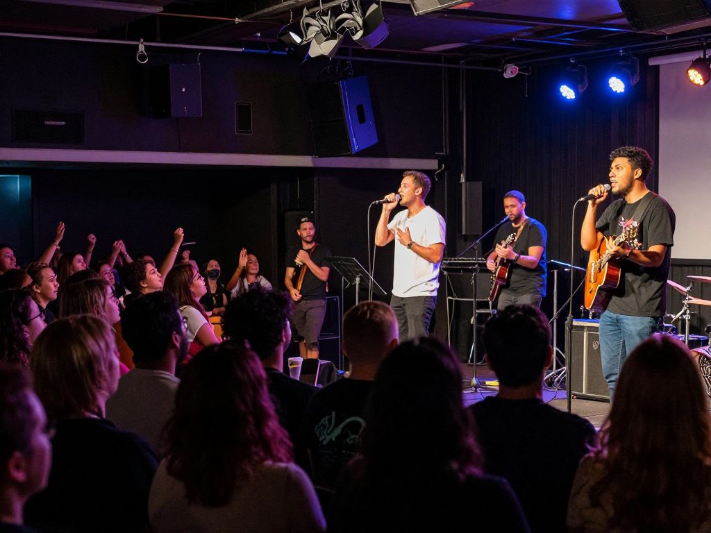 Audience enjoying a concert by William Prince at Charleston Pour House