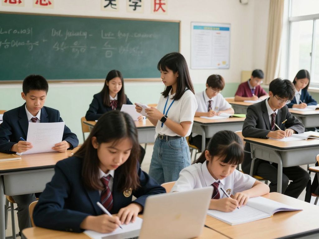 High school students participating in a youth entrepreneurship program.