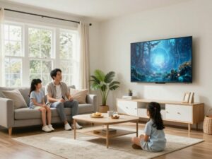 Family in a mold-free Charleston home