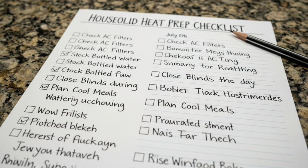 Heat Preparedness Checklist Gains Urgency Ahead of July Fourth Heat Dome