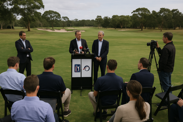PGA Tour and DP World Tour Elevate Australian Open Partnership