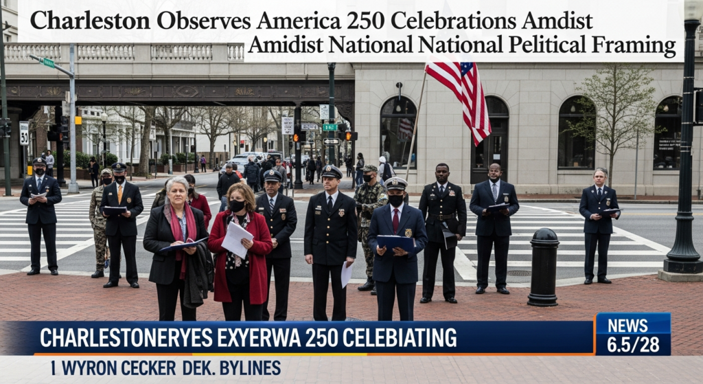 Charleston Observes America 250 Celebrations Amidst National Political Framing