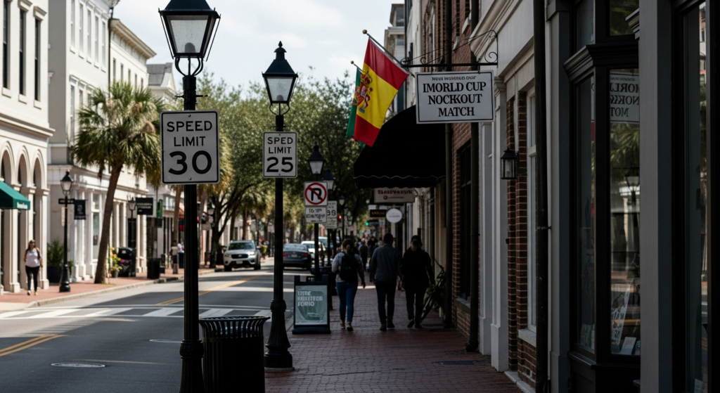 Charleston Soccer Fans Anticipate World Cup Knockout Match Between Portugal and Spain