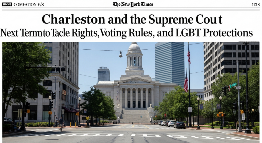 Charleston and the Supreme Court: Next Term to Tackle Gun Rights, Voting Rules, and LGBT Protections