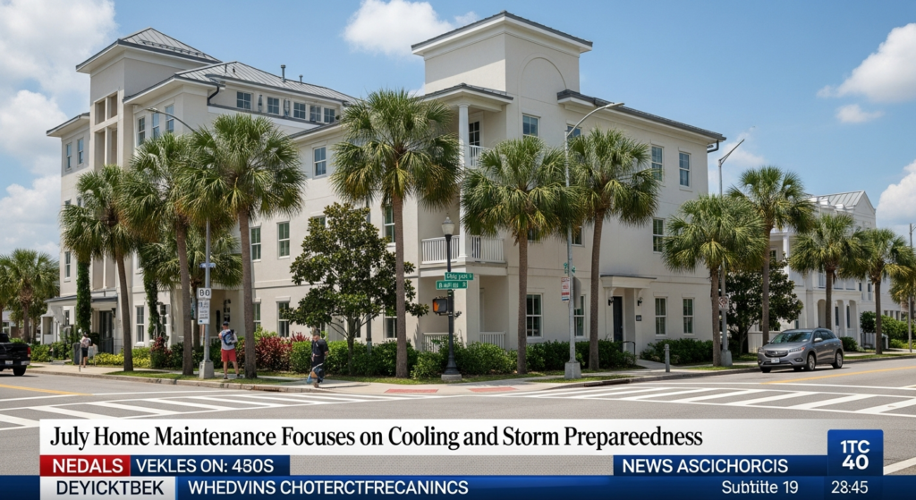 July Home Maintenance Focuses on Cooling and Storm Preparedness in Charleston