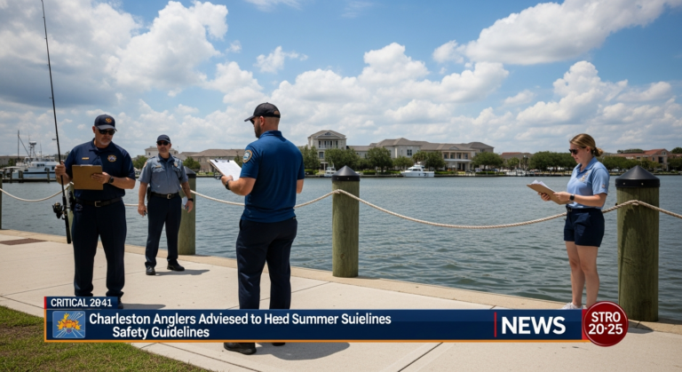 Charleston Anglers Advised to Heed Summer Safety Guidelines