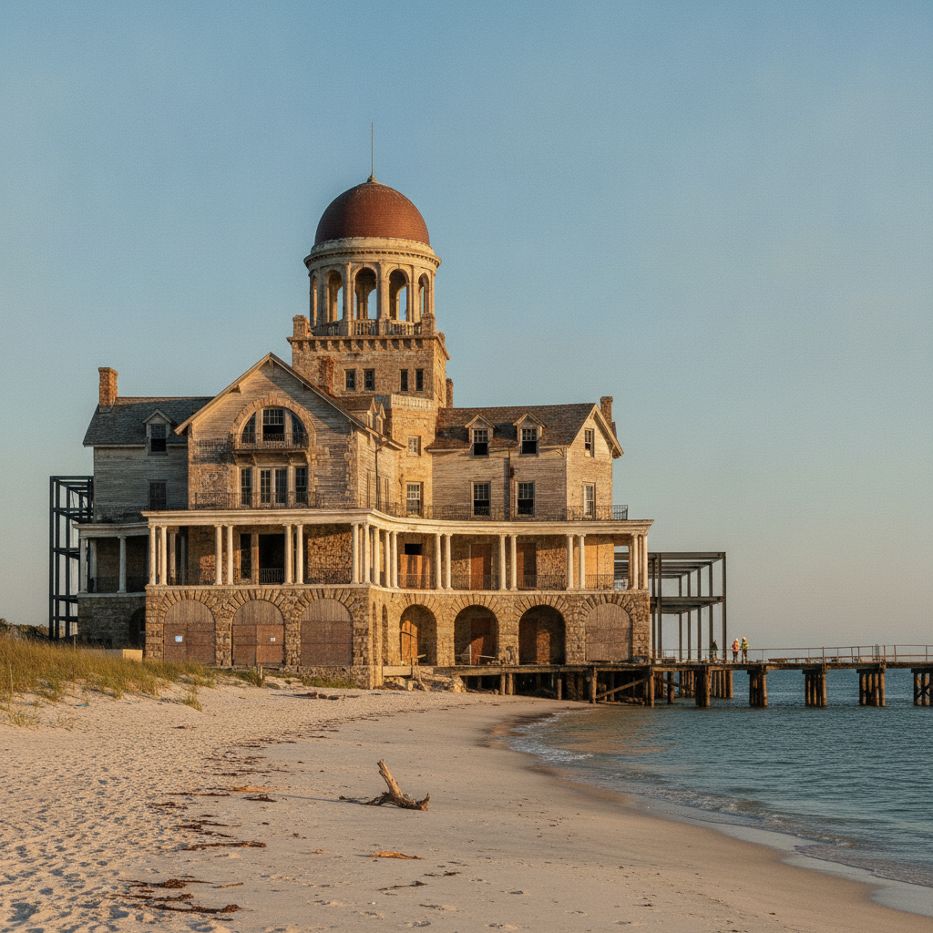 Sullivan's Island landmark property listed for $18.5M with approved redesigns