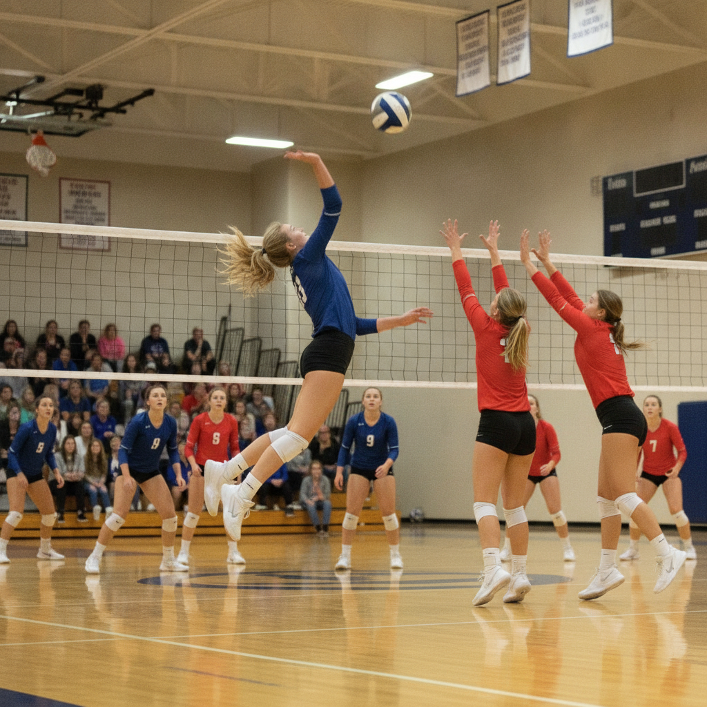 Academic Magnet's Emery Stallings Ranks High in Volleyball Stats