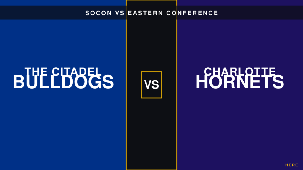The Citadel to vs Chattanooga matchup card