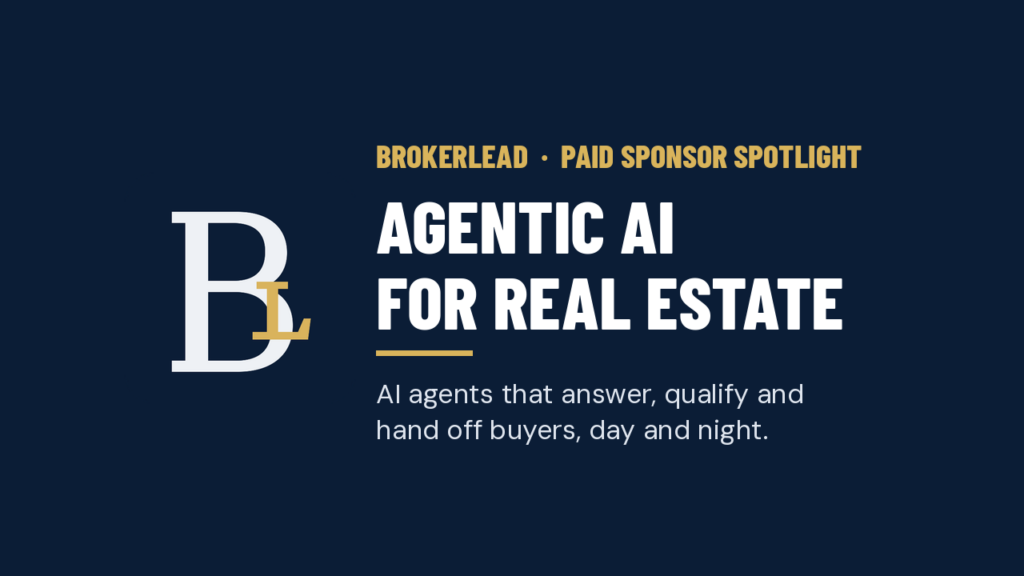 BrokerLEAD agentic AI for real estate, paid sponsor of this HERECharleston Real Estate Spotlight