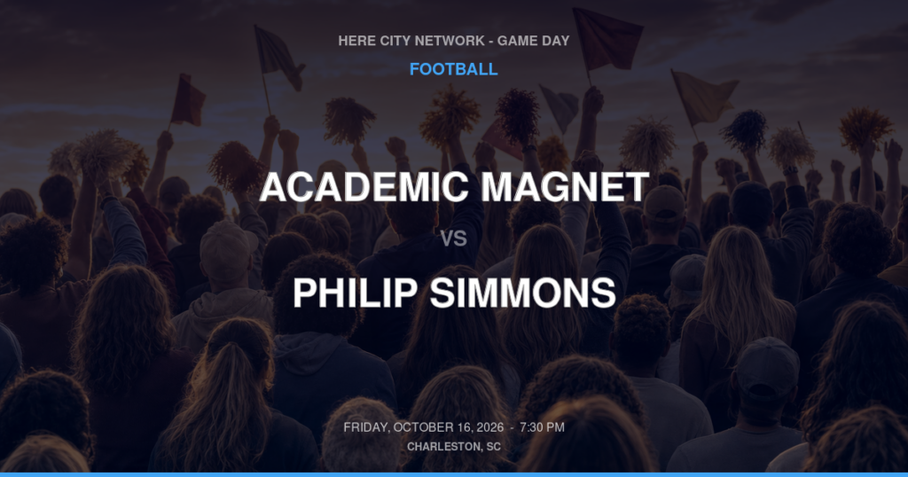 Academic Magnet vs. Philip Simmons — Football Game Day — Charleston, SC — Oct 16, 2026