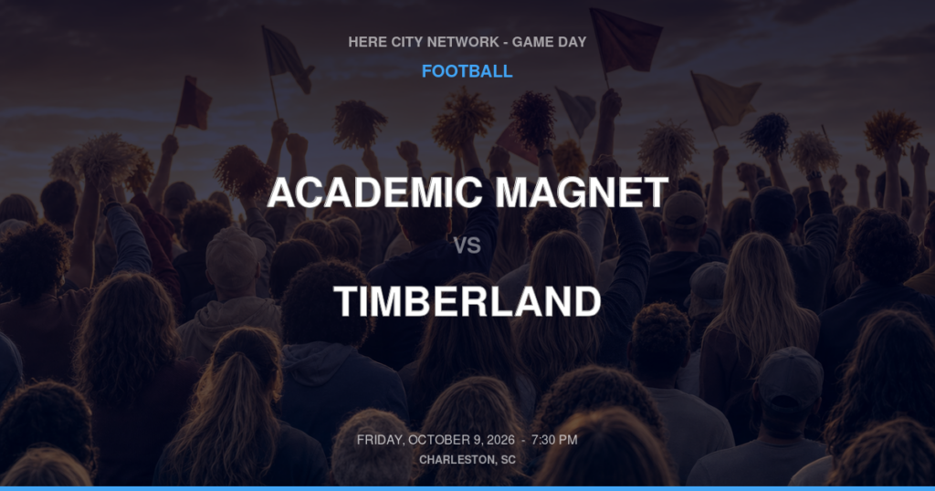 Academic Magnet vs. Timberland — Football Game Day — St. Stephen, SC — Oct 9, 2026