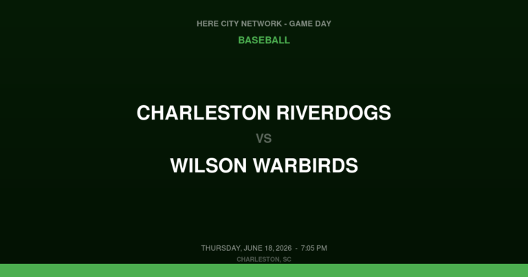Charleston RiverDogs vs. Wilson Warbirds — Baseball Game Day — Charleston, SC — Jun 18, 2026
