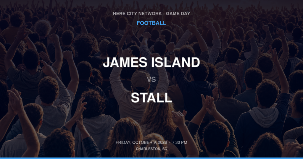 James Island vs. Stall — Football Game Day — North Charleston, SC — Oct 9, 2026