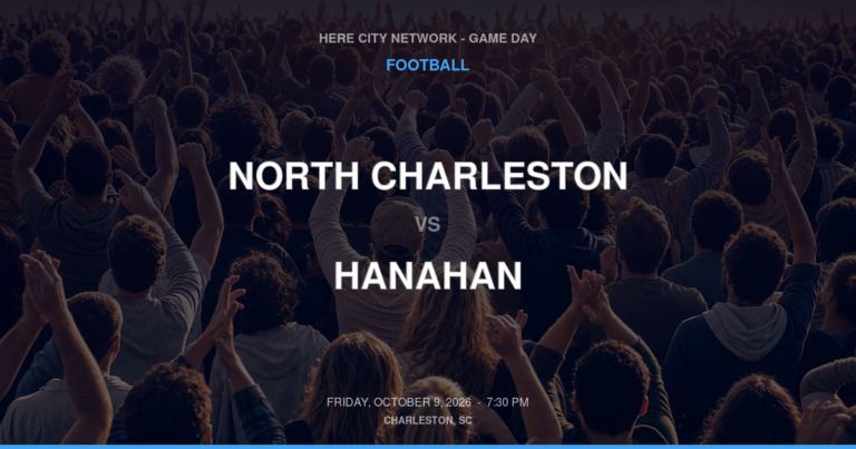 North Charleston vs. Hanahan — Football Game Day — Hanahan, SC — Oct 9, 2026
