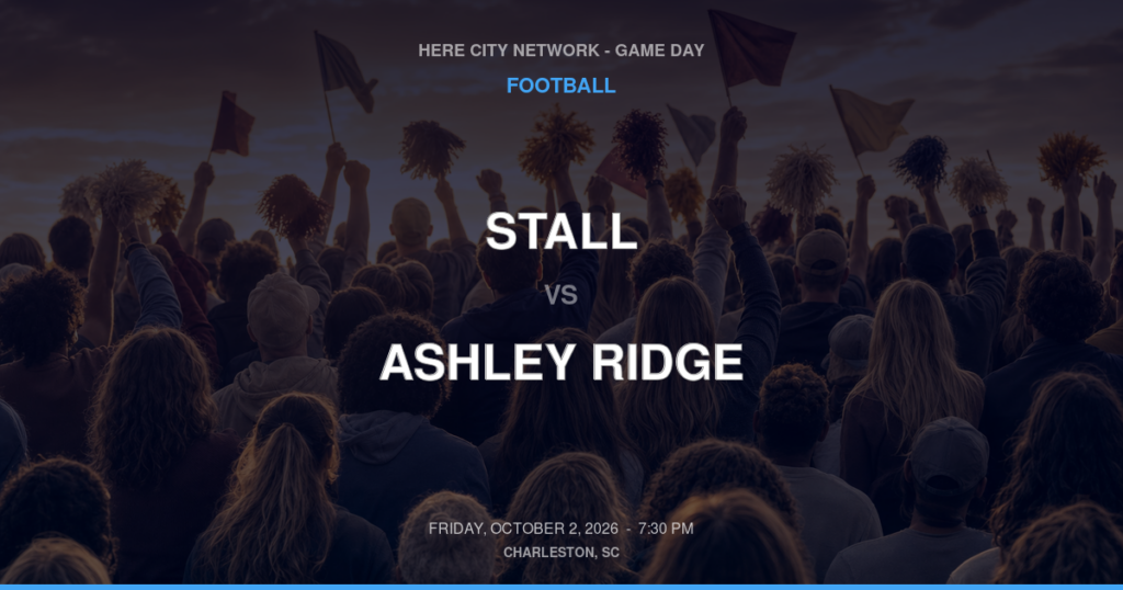 Stall vs. Ashley Ridge — Football Game Day — Summerville, SC — Oct 2, 2026