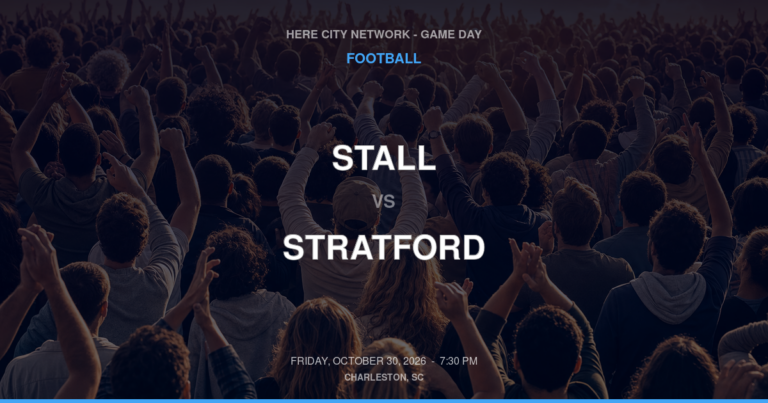 Stall vs. Stratford — Football Game Day — Goose Creek, SC — Oct 30, 2026