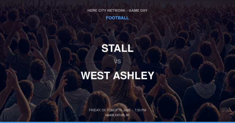 Stall vs. West Ashley — Football Game Day — Charleston, SC — Oct 16, 2026