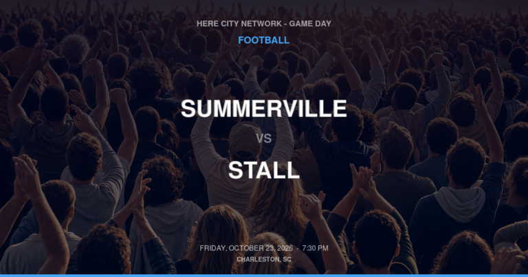 Summerville vs. Stall — Football Game Day — North Charleston, SC — Oct 23, 2026