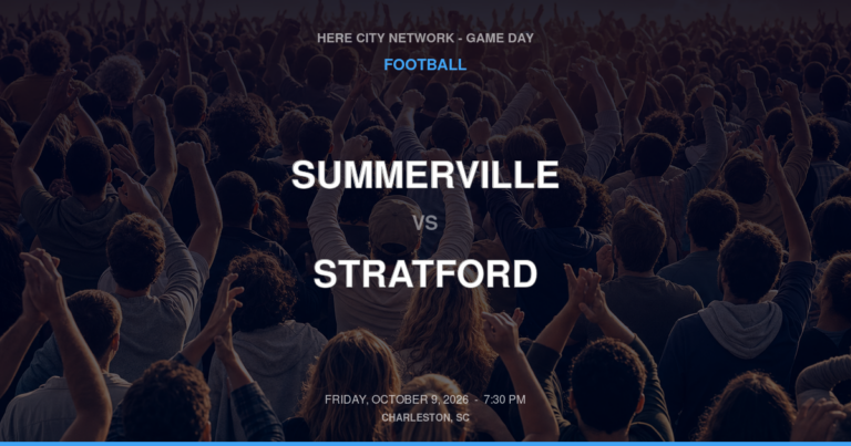 Summerville vs. Stratford — Football Game Day — Goose Creek, SC — Oct 9, 2026